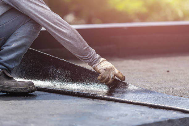 Professional Emergency Waterproofing technician working in Worcester, PA